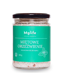 Mglife Miętowe orzeźwienie magnezowa sól do kąpieli