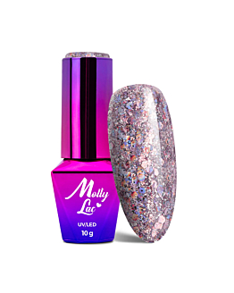 MollyLac Born To Glow Lakier Hybrydowy UV LED Nr 576 Luminatic 10 g