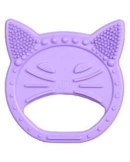 LUU Kids Gryzak Dla Dzieci Luuisa The Cat Purple