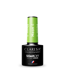 Claresa Soak Off UV/LED Neon lakier hybrydowy 4, 5g