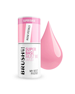 BrushUp! Super Base baza hybrydowa do paznokci Rose Petals, 5g
