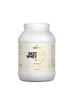 Best Lab Best Whey Odżywka białkowa z kreatyną bez sztucznych aromatów.