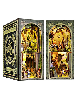 Habarri Miniaturowy domek Book Nook - Czarnoksiężnik z Krainy OZ