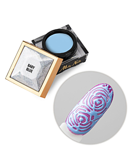 MollyNails Creative Flow Color Gel Żel Do Zdobień Efekt Topniejących Wzorów Baby Blue 5 g