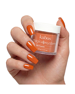 Kabos Magic Dip System Proszek do manicure tytanowego, 013 Pumpkin Spice 20 g