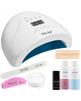 INLAQ Zestaw Startowy do Manicure Hybrydowego