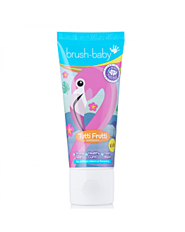 Brush-Baby Flaming pasta do zębów dla dzieci 3+ Tutti Frutti, 50ml
