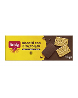 SCHAR Biscotti con cioccolato herbatniki czekoladowe BEZGL. 150gr