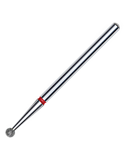 Staleks Pro Expert Frez Diamentowy Kulka Do Skórek 2,5 mm Czerwona