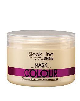 Stapiz Sleek Line Colour Mask maska z jedwabiem do włosów farbowanych, 250ml