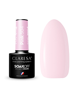Claresa Soak Off UV/LED Pink lakier hybrydowy 504, 5g