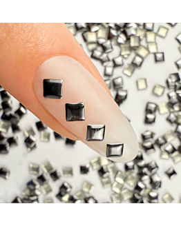 NTN Premium ShinePins Gładkie Ćwieki Ozdoby Do Paznokci Kwadratowe Large Nr 14 5 g