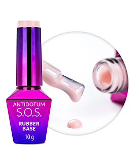 MollyNails S.O.S Antidotum Baza Kauczukowa Elastyczna Babydoll 10 g