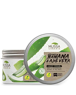 Mussa Canaria Organic Banana & Aloe Vera Body Cream Canary Islands 250ml