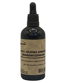 Miabox Olej jojoba organic deodoryzowany 100ml, olej kosmetyczny - olej bazowy