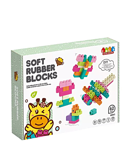 Habarri SOFT blocks - miękkie klocki konstrukcyjne 62 elementy