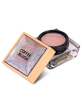 MollyNails Builder Gel Żel Samopoziomujący Twardy Średniogęsty Coffee Blush 50 g