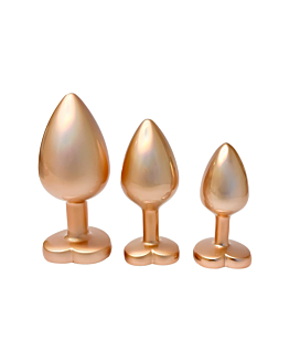 Zestaw Korków Gleaming Love Pearl Gold Plug Set Dreamtoys