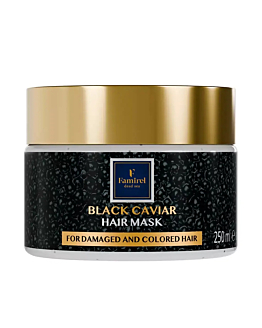 Famirel Black Caviar - Maseczka do włosów zniszczonych i farbowanych z ekstraktem z czarnego kawioru 250ml