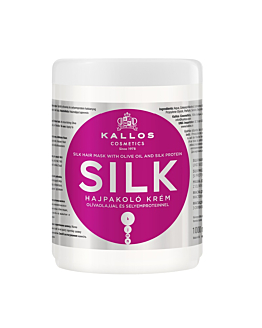 Kallos KJMN Silk Hair Mask maska do włosów z oliwą z oliwek i proteinami jedwabiu, 1000ml