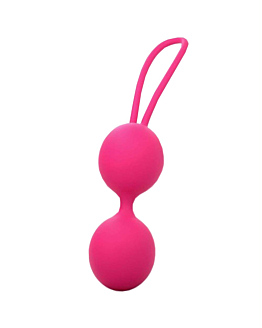 Marc Dorcel Dual Balls silikonowe kulki gejszy Magenta