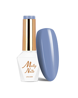 MollyNails Blue Sky Butterfly Blue Lakier Hybrydowy UV LED Nr 112 8 g