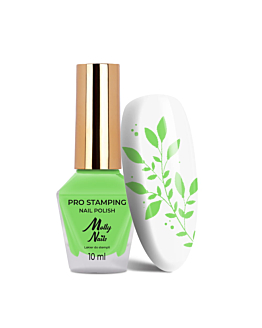 MollyNails PRO Stamping Lakier Do Stempli Pastel Green Nr 19 10 ml