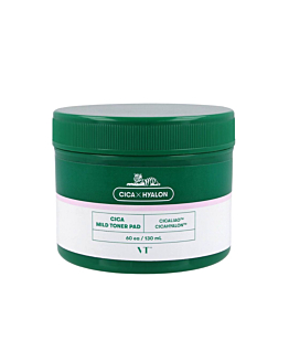 VT Cosmetics Cica Mild Toner PAD,  Łagodzące Płatki Tonizujące, 130 ml