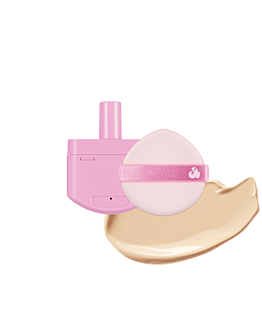 UNLEASHIA - Don't Touch Glass Pink Cushion Re-Feel 16N Luminous SPF 50+ PA+++, Uzupełnienie do podkładu w formie cushion, 15 g