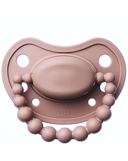 LUU Kids Smoczek pozycjonujący Milk Hazelnut 6m+