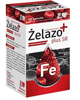 WegaFarm Żelazo Plus SR 60 kapsułek