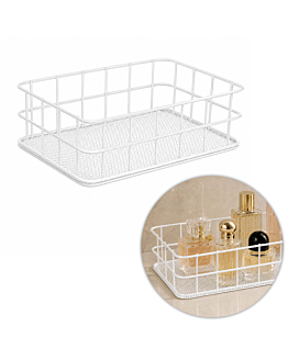 Allepaznokcie Metalowy Organizer Koszyk White Nr 3