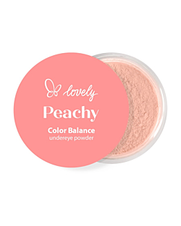 Lovely Peachy Undereye Powder sypki puder pod oczy, 3.5g