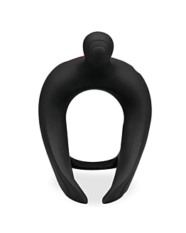 S-HANDE Dot Ring wibrujący pierścień na penisa Black