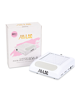 AlleLac Pochłaniacz Pyłu Kasetowy 80W 1-Wiatrakowy Biały 858-8 3 m Kabla