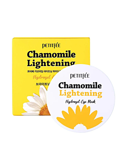 Petitfee Chamomaile Lightening Hydrogel Eye Mask, Rozjaśniające hydrożelowe płatki pod oczy, 84g