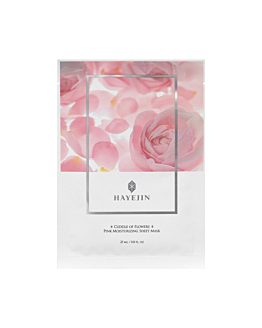 Hayejin Cuddle of Flowers Pink Moisturizing Sheet Mask, maska nawilżająca w płachcie, 25ml