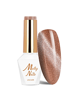 MollyNails Cat Eye Womanity Wood Lakier Hybrydowy UV LED Nr 445 8 g