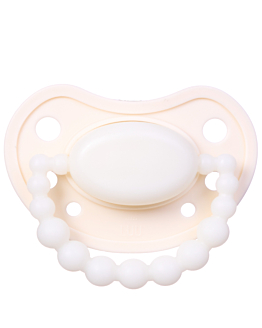 LUU Kids Smoczek pozycjonujący American Cream Glow 0-3m