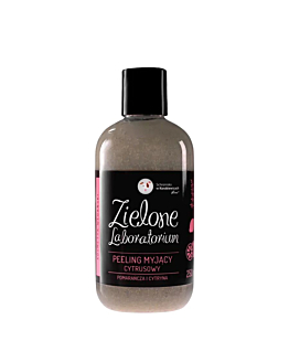 Zielone Laboratorium Peeling myjący do ciała Pomarańcza i Cytryna