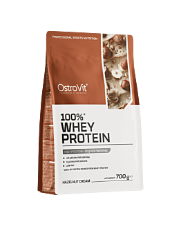 OstroVit 100% Whey Protein 700 g o smaku kremu z orzechów laskowych