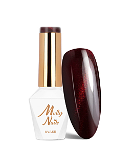 MollyNails Reds Cat Eye Red Lakier Hybrydowy UV LED Nr 238 8 g