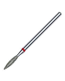 Staleks Expert Frez Diamentowy Płomień Do Skórek 2,3/10 mm Czerwony