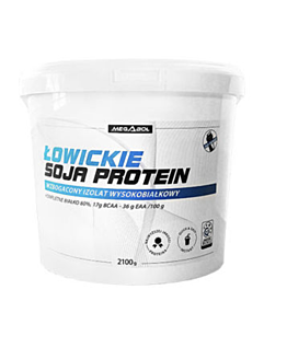 Megabol Łowickie Soja Protein 2,1 kg o smaku bananowym