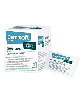 Demoxoft, Chusteczki do higieny powiek