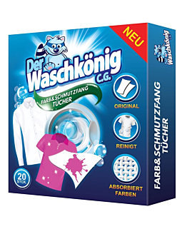 Der Waschkonig C.G. Chusteczki Wyłapujące Kolor