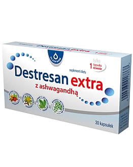 Destresan Extra z Ashwagandhą,, Suplement diety na uspokojenie, Kapsułki