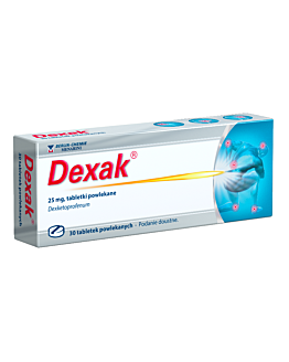 Dexak 25 mg, Tabletki powlekane