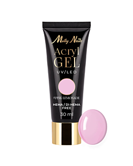MollyNails Akrylożel Żel Budujący Do Przedłużania Paznokci Pink Lemonade 30 ml
