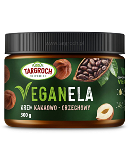 Targroch Krem VEGANELA  z orzechów laskowych i kakao 300g